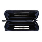 Großes Unisex-Lederportemonnaie | Royalblau – Bild 2