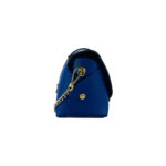 Weiche Leder-Schultertasche für Damen | Royalblau – Bild 3