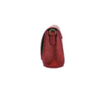 Elegante Leder-Schultertasche | Rot – Bild 5
