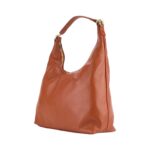 Weiche Leder-Schultertasche für Damen | Cognac – Bild 5