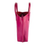 Großer Leder-Shopper mit Innentasche | Fuchsia – Bild 4