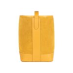 Leder-Beuteltasche "BRENDA" | Senfgelb – Bild 4