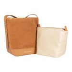 Leder-Beuteltasche "BRENDA" | Leder-Braun (Cuoio) – Bild 2