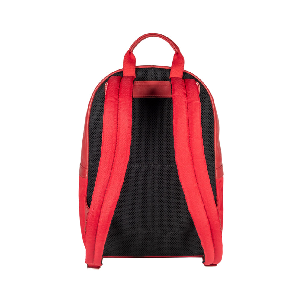 RB2001V_3.jpg Business-Rucksack für Laptop/Tablet aus Nylon & Leder | Rot – Bild 4