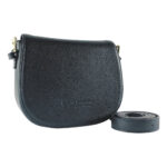 Classic Leather Shoulder Bag | Black