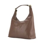 Soft Leather Shoulder Bag for Women | Dark Brown - Image 5