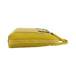 Unisex Leather Business Briefcase | Mustard Yellow - Image 3