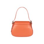 "EMMA" shoulder bag with flap | Orange - Image 3