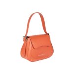 "EMMA" shoulder bag with flap | Orange - Image 5