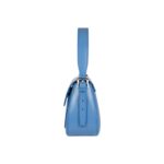 "EMMA" Shoulder Bag with Flap | Sky Blue - Image 4