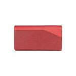 Women's Leather Wallet with Zipper | Red - Image 3