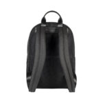 Nylon & Leather Business Backpack for Laptop/Tablet | Black - Image 4