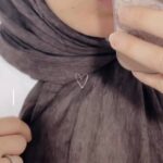 Leinen Hijab Dark Taupe - Natürliches Kopftuch in Taupe