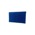 Kleines Leder-Etui mit Klappe | Blau – Bild 3