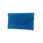 Kleines Leder-Etui mit Klappe | Hellblau - Image 2