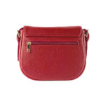 Elegante Leder-Umhängetasche | Rot – Bild 2