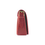 Elegante Leder-Umhängetasche | Rot – Bild 4