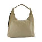 Weiche Leder-Schultertasche für Damen | Beige – Bild 2