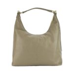 Weiche Leder-Schultertasche für Damen | Beige – Bild 3
