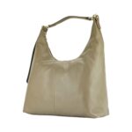 Weiche Leder-Schultertasche für Damen | Beige – Bild 5
