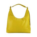 Weiche Leder-Schultertasche für Damen | Senfgelb – Bild 3