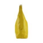 Weiche Leder-Schultertasche für Damen | Senfgelb – Bild 4