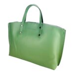Großer Leder-Shopper mit Innentasche | Mintgrün - Image 3