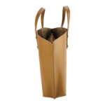 Damen-Lederhandtasche | Cognac-Braun – Bild 4