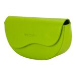 Abgerundete Leder-Umhängetasche für Damen | Limettengrün – Bild 3