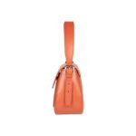 Schultertasche "EMMA" mit Überschlagklappe | Orange – Bild 4