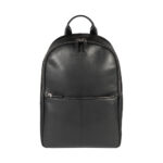 Business-Rucksack für Laptop/Tablet aus Nylon & Leder | Schwarz – Bild 2