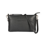 Vielseitige 3-in-1 Leder-Clutch | Schwarz