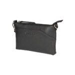 Vielseitige 3-in-1 Leder-Clutch | Schwarz – Bild 3