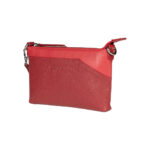 Vielseitige 3-in-1 Leder-Clutch | Rot – Bild 3