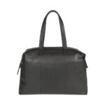 Damen-Lederhandtasche aus Echtleder | Schwarz