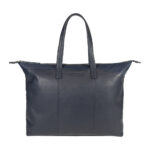 Wandelbare Leder-Shopping-Tasche | Royalblau – Bild 3