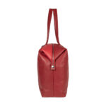 Wandelbare Leder-Shopping-Tasche | Rot – Bild 4