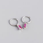 BURCU HOOPS 1,1CM - MULTIPLE COLORS – Bild 9