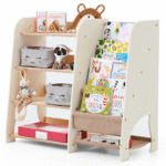 2in1 Montessori-Regal für Bücher und Spielzeug – Bild 6
