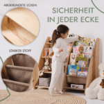 2in1 Montessori-Regal für Kleinkinder – Bücher & Spielzeug - Image 3