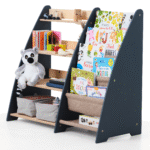 2in1 Montessori-Regal für Kleinkinder – Bücher & Spielzeug - Image 8