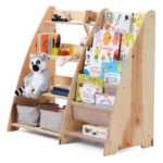 2in1 Montessori-Regal für Kleinkinder – Bücher & Spielzeug - Image 7