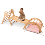Montessori 4in1 Kletterdreieck für Babys: Pikler-Dreieck, Kletterbogen, Rutschbrett und Kissen für Kleinkinder (1–3 Jahre) - Image 12