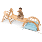 Montessori 4in1 Kletterdreieck für Babys: Pikler-Dreieck, Kletterbogen, Rutschbrett und Kissen für Kleinkinder (1–3 Jahre) - Image 11