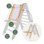 Staffelei mit Kinderstuhl – Perfekt für Indoor Klettergerüst - Image 2